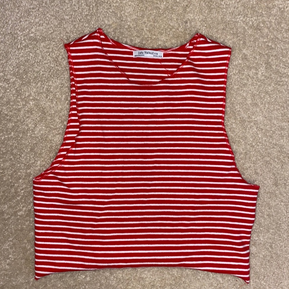 Striped Crop Top